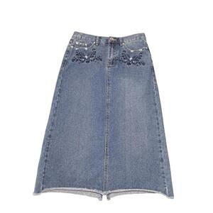 Tristan jupe en jeans femme taille 28, 100% coton